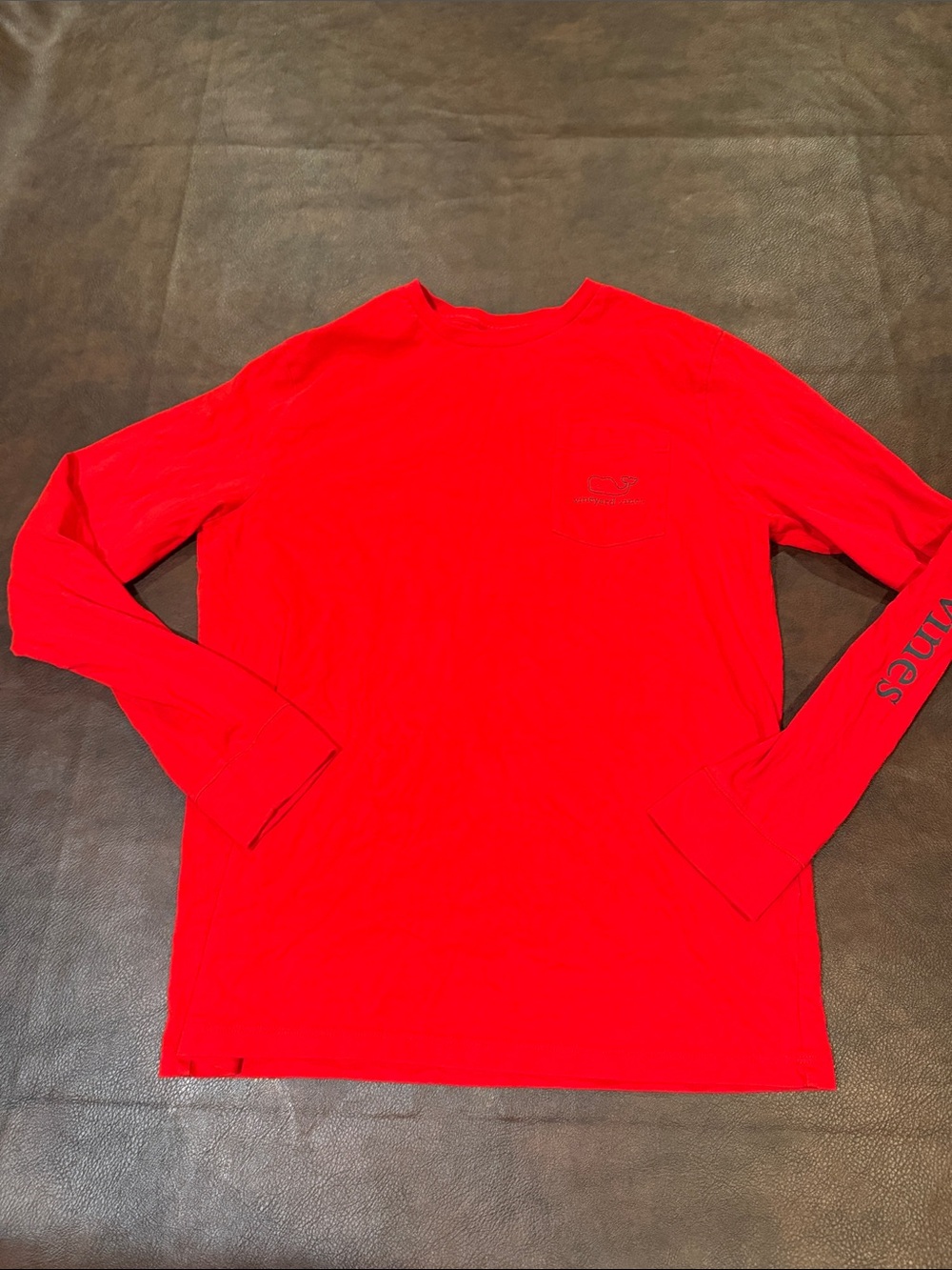Vineyard Vines Men's Long-Sleeve Tee - Bright Red